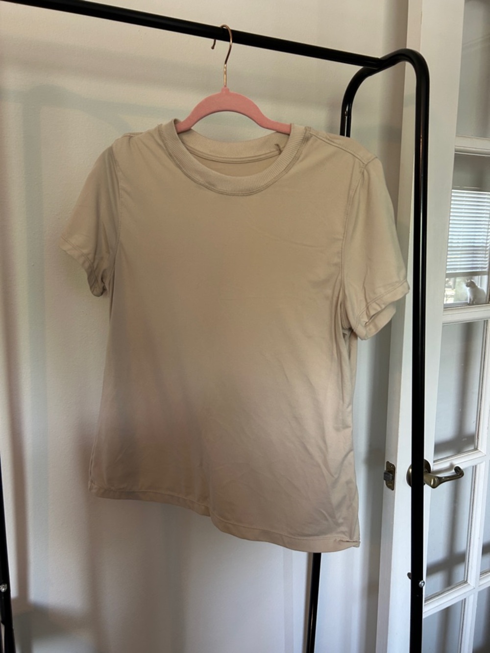 7 Diamonds Short-Sleeve Crewneck Tee - Beige
